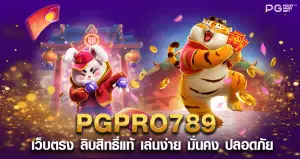 PGPRO789 เว็บตรง ลิบสิทธิ์แท้ เล่นง่าย มั่นคง ปลอดภัย